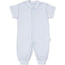 Bebetto Dış Dikiş Ajurlu Patiksiz Mini Tulum (Basıc/25) Mavi