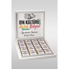 Özbience Din Kültürü Öğretmenine Özel 16'lı Madlen Çikolata Kutusu