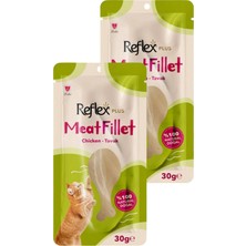 Reflex Plus Meat Fillet Yetişkin Kediler Için Ödül Maması Tavuk 30 gr Ikili Paket