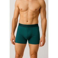 L-KOM %100 Pamuk Koton Rahat Kalıp Dikişsiz Boxer