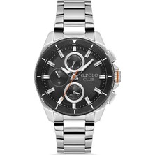 Jg. Polo Club Gümüş Çelik Kordon Erkek Kol Saati LS04238M.1