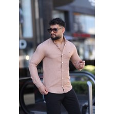 L-KOM Business Class Klasik Yaka Kolay Ütülenebilir Gömlek