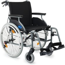 Comfort Plus Hafif Alüminyum Tekerlekli Sandalye | Katlanabilir ve Refakatçi Frenli Model DM-317