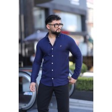 L-KOM Business Class Klasik Yaka Kolay Ütülenebilir Gömlek