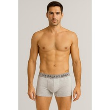 L-KOM %100 Pamuk Koton Rahat Kalıp Dikişsiz Boxer