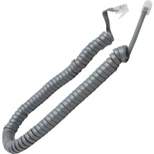 Novytech Telefon Spiral Kablo Gri