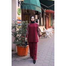 Nisum Moda Leopar Desenli Merserize Takım