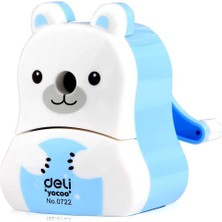 Deli Masa Üstü Kalemtraş Kucaklayan Ayıcık Pastel Mavi 0722  100119291