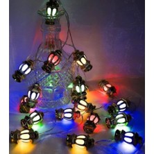 Ett 20'li Kandil Feneri Led Işık RGB Işık Pilli