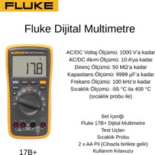 Fluke 17B+ Dijital Multimetre