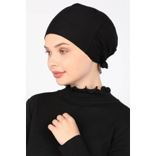 Abarta Kadın Tesettür Dikişsiz Pamuklu Bağlamalı Bone 1 Adet