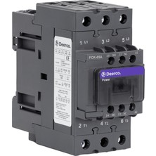 Deerco 3 Kutuplu 18 Amper Raya Geçmeli Kontaktör