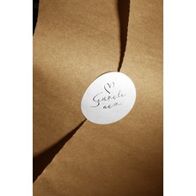 Fark Kutu Sevinçle Açın Yuvarlak Dekoratif Etiket Sticker 4 cm – 108 Adet