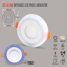 Cata 6W Okyanus LED Panel ( Çift Renk )