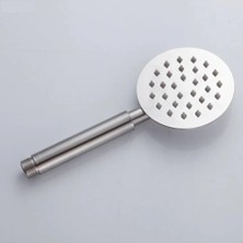 Inox Paslanmaz Krom Yuvarlak Duş Başlığı