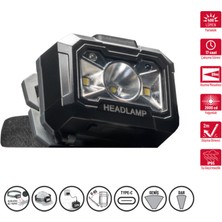 İzeltaş 400 LM Led Kafa Feneri Hareket Sensörlü 14000 005347