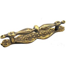 Skygo Antika Tarz Dekoratif Pirinç Aynalı Mobilya Çekmece Kulbu -  23X115MM, Antik