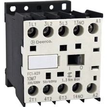Deerco 3 Kutuplu 12-10NO Mini Kontaktör