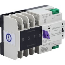 Deerco 4 Kutuplu Mini 40 Amper Otomatik Transfer Şalteri (Ats)