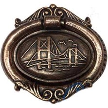 Skygo Dekoratif Zamak Sarkaç - Büyük, Kulp, Eskitme, 1 Adet