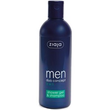 ziaja Erkek 2'si 1 Arada Duş Jeli ve Şampuan - 300 ml