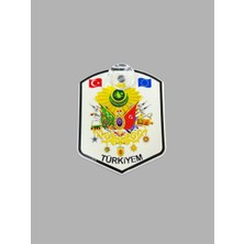Etiketçilere Özel Türkiyem Cam Süsü Pleksi Vantuzlu Arma