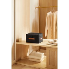 Ocean Home Textile Küçük Boy Siyah Renk Jüt Hurç 30 x 22 x 18 cm