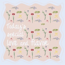 30 Kağıt İşleri Love & Flavor Poster