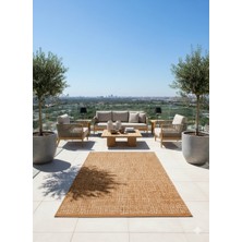 Fendy Halı Fendy Kaymaz Taban Antre Hol Mutfak Balkon Bahçe  ve Diğer Yaşam Alanları Için Jüt Sisal Halı