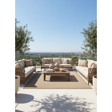 Fendy Halı Fendy Kaymaz Taban Antre Hol Mutfak Balkon Bahçe  ve Diğer Yaşam Alanları Için Jüt Sisal Halı