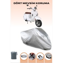 Breen Gri Modern Elektrikli Motosiklet Volta Vs-4 Uyumlu Motosiklet Brandası, Su Geçirmez
