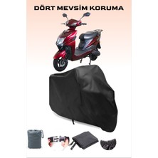 Breen Siyah Volta Vs1 Uyumlu Scooter Brandası Elektrikli Motosiklet Brandası, Toz ve Su Koruması