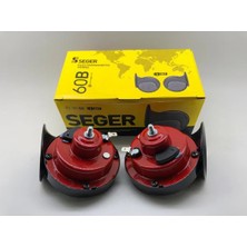 Seger 60BO12.000.01 Salyangoz Korna Dadat Takım-Tek Terminalli 12V