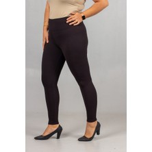 Truva Xxl Büyük Beden Fitilli Şardonlu Tayt Sıcak Tutan Yumuşacık Dokulu