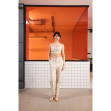 ZERO ZERO THREE NINE Istanbul Cepli Dikiş Detaylı Kadın Pantolon