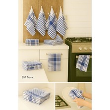 Elif Mira 10 Lu Lüks Mutfak Kurulama Bezi Seti 45X65 cm Table Linen