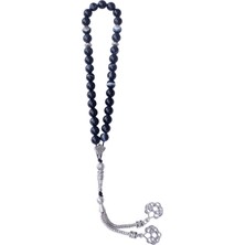 Bütüncül Şifa Göz Akik Doğal Taş Tesbih 33'lü