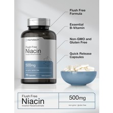 Horbaach Niacin With Inosıtol 500MG 70 Caps