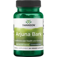 Swanson Arjuna Bark Standardized Heart Health 500 Mg 60 Veggie Caps
