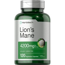 Horbaach Horbäach Lions Mane Mushroom Extract 4200 Mg 120 Caps