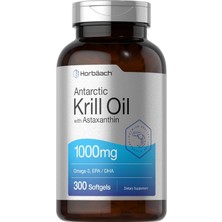 Horbaach Horbäach Antarctic Krill Oil Omega 3 Astaxanthin Epa Dha 1000MG 300 Softgels