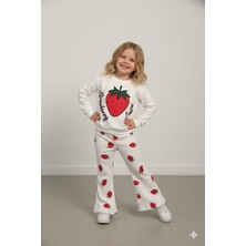 Renkli Diyar Kız Çocuk Mevsimlik Ispanyol Paça Takım Baskılı Bayramlık Günlük Okul Kreş Anaokul Ilkokul