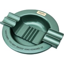 Lubinski Yeni Seri Dörtlü Alüminyum Oval Puro Küllüğü - Yeşil