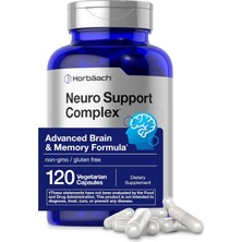 Horbaach Horbäach Brain Neuro Choline Memory With Phosphatidylserine Dmae Bacopa Lions Mane  120 Caps