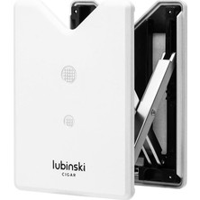 Lubinski New Design Katlanır Slim Delicili Puro Sehpası Beyaz