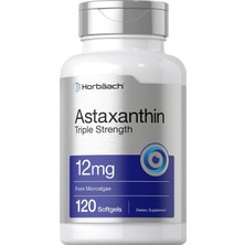 Horbaach Horbäach Astaxanthin Triple Strength Eyes Skin Health 12MG 120 Softgels