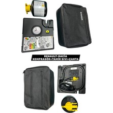 Orijinal Renault - Dacia Lastik Şişirme Komprasör-Tamir Sıvısı+Çanta Set