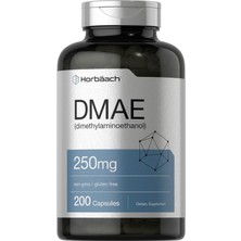Horbaach Dmae Dimethylaminoethanol Bitartrate 250 Mg 200 Caps