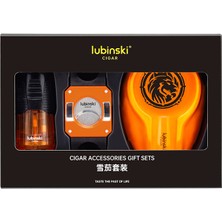 Lubinski Yeni Stil Eco Üçlü Puro Seti Turuncu