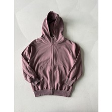 RG Brand Genç Kız / Erkek Pamuklu, Kapüşonlu, Fermuarlı Sweatshirt - Hırka_RG3285